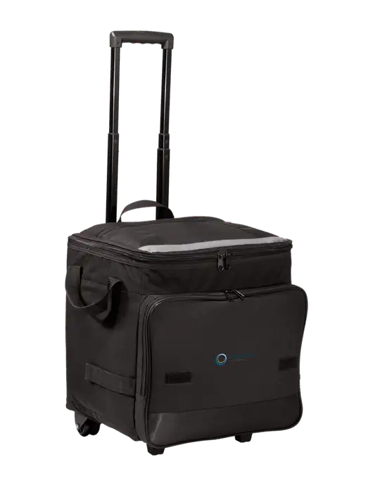 Black Rolling Cooler w/US Anesthesia Partners Logo