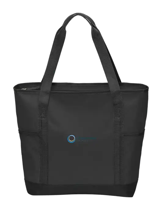 On the Go Black/Black Tote w/US Anesthesia Partners Logo