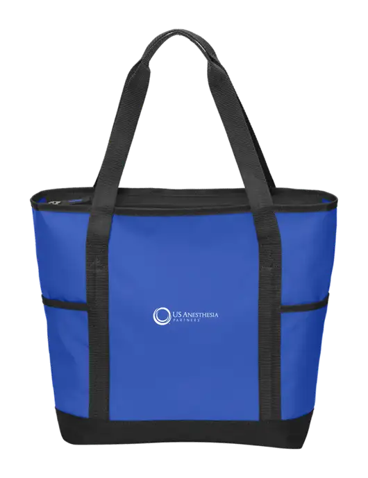 On the Go Royal/Black Tote w/US Anesthesia Partners Logo