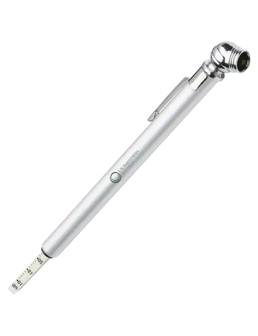 Quick View Silver Tire Gauge w/US Anesthesia Partners Logo