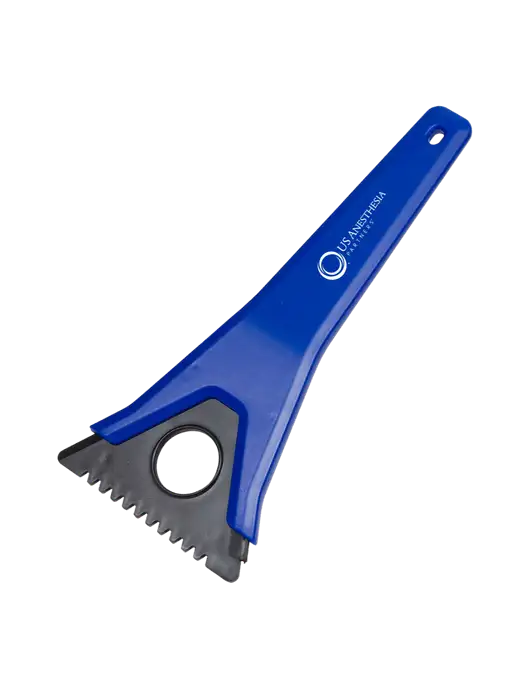 TriBlade Blue Windshield Scraper w/US Anesthesia Partners Logo