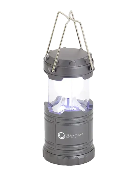 Gunmetal Mini Retro Lantern w/US Anesthesia Partners Logo