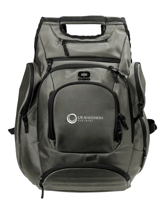 OGIO Medium Grey Metro Ballistic Laptop Backpack w/US Anesthesia Partners Logo