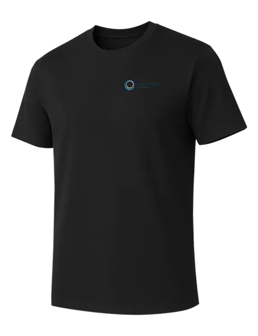 Allmade Deep Black Organic Cotton Tee w/US Anesthesia Partners Logo