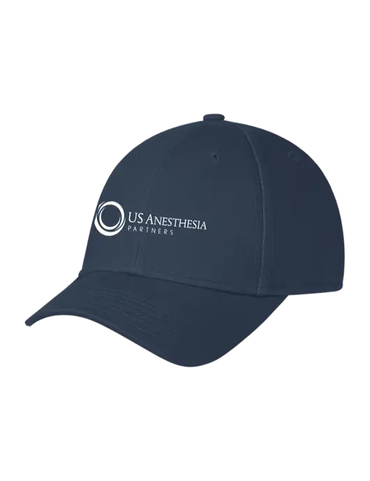 Navy Structured Cap Hook & Loop w/US Anesthesia Partners Logo