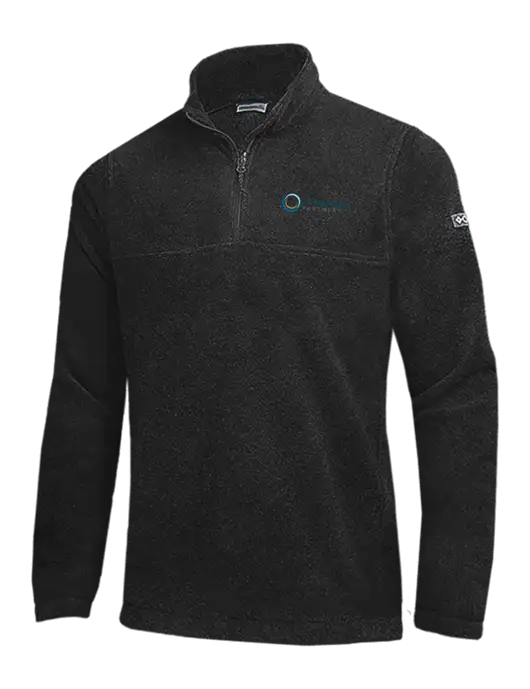 Columbia Black Steens Mountain Fleece 1/2 Zip Pullover w/US Anesthesia Partners Logo