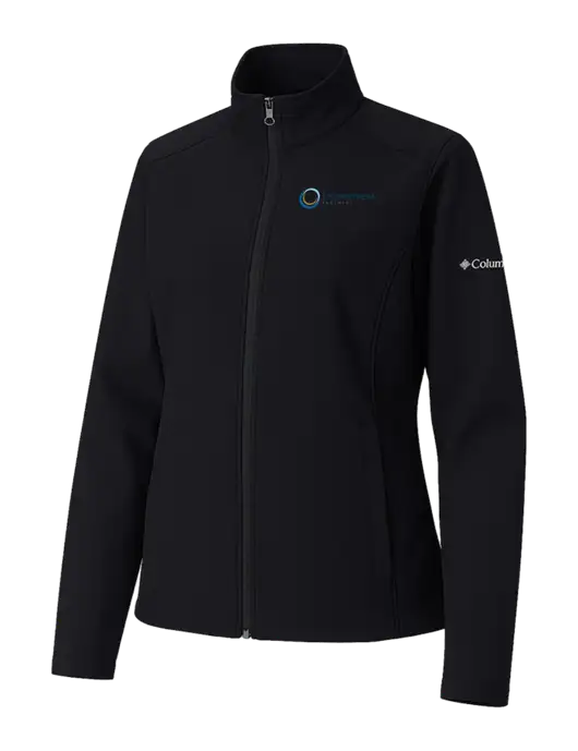 Columbia Womens Black Kruser Ridge Softshell Jacket w/US Anesthesia Partners Logo