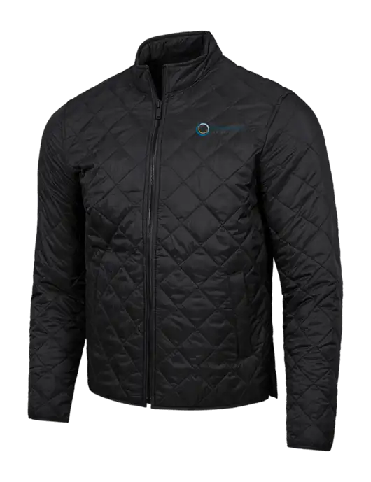 Mercer+Mettle Black Quilted Full-Zip Jacket w/US Anesthesia Partners Logo