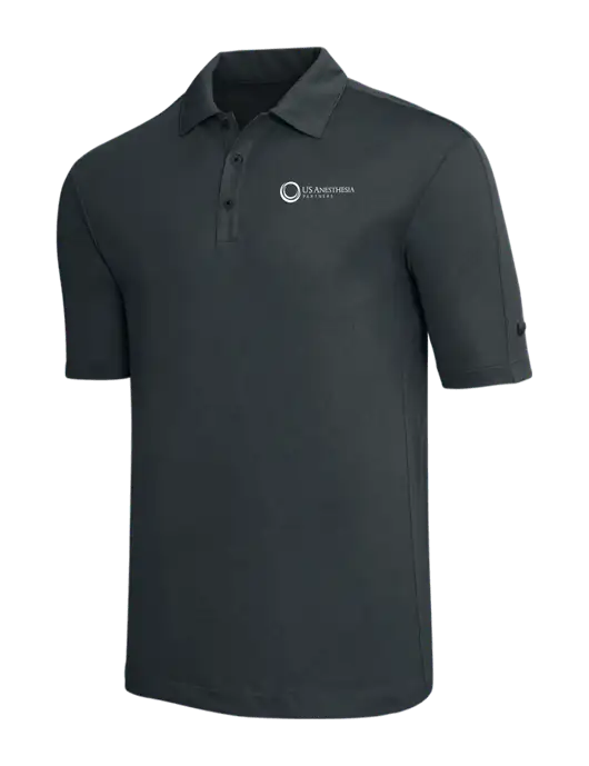 Nike Dark Grey Tech Sport Dri-FIT Polo w/US Anesthesia Partners Logo