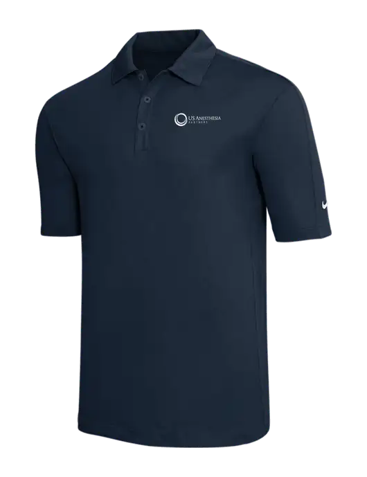Nike Navy Tech Sport Dri-FIT Polo w/US Anesthesia Partners Logo