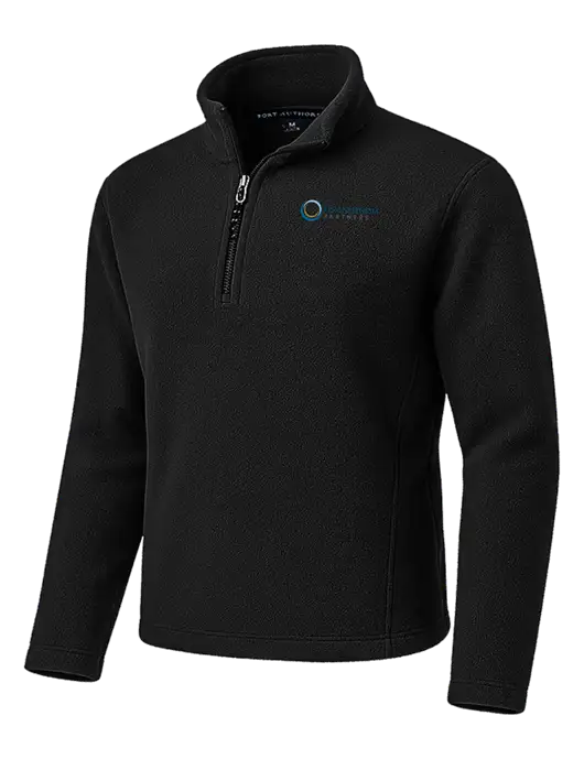 Black Fleece 1/4-Zip Pullover w/US Anesthesia Partners Logo