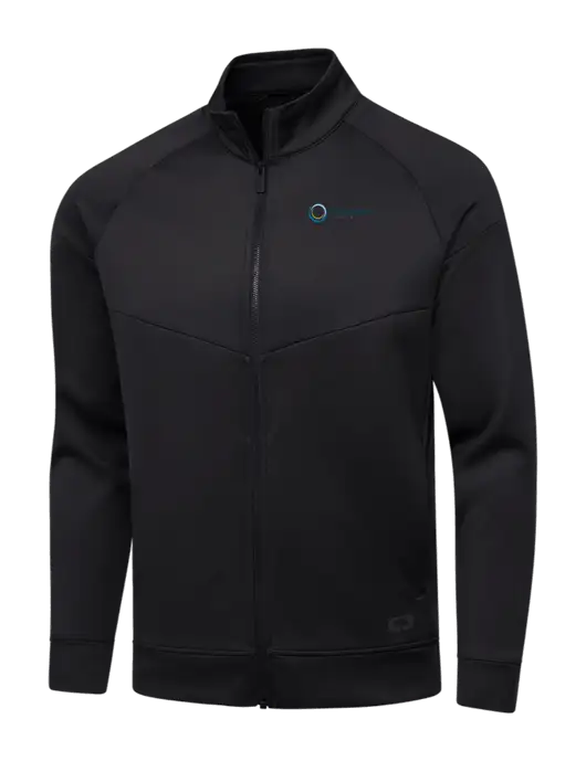 OGIO Black Endurance Modern Performance Full-Zip w/US Anesthesia Partners Logo
