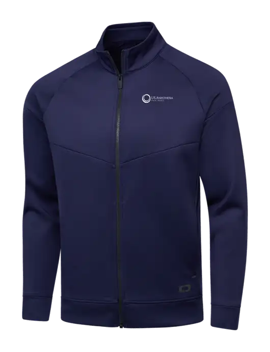 OGIO Navy Endurance Modern Performance Full-Zip w/US Anesthesia Partners Logo