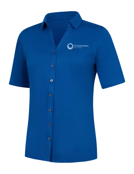 Womens Royal City Stretch Top w/US Anesthesia Partners Logo