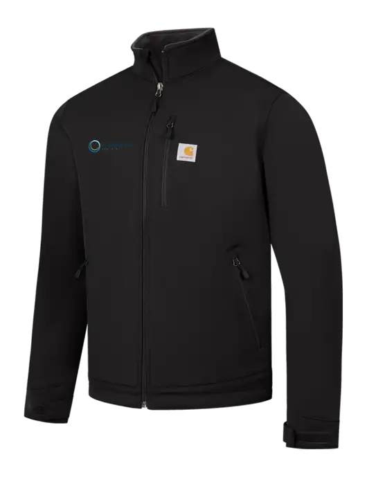 Carhartt Black Crowley Soft Shell Jacket w/US Anesthesia Partners Logo