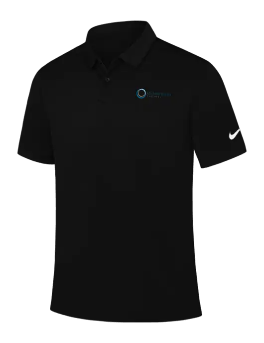 Nike Black Dry Essential Solid Polo w/US Anesthesia Partners Logo
