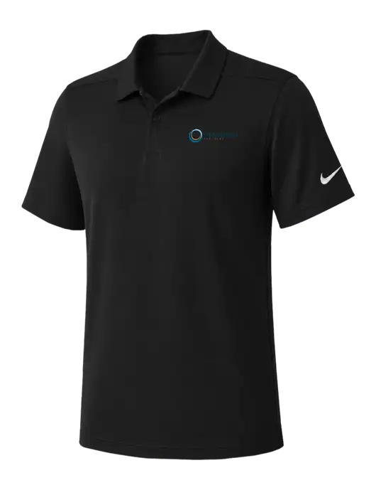 Nike Black Dry Essential Solid Polo w/US Anesthesia Partners Logo