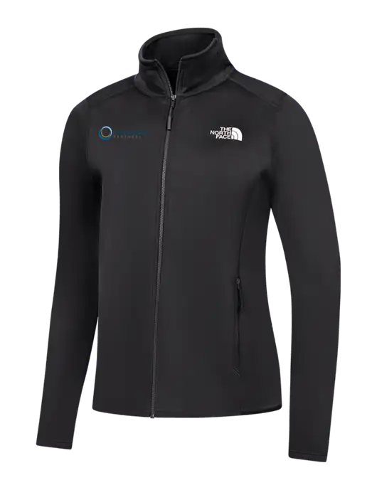 The North Face Womens Black Skyline Full-Zip Fleece Jacket w/US Anesthesia Partners Logo