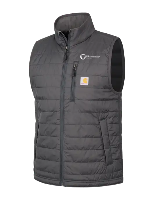 Carhartt Dark Grey Gilliam Vest w/US Anesthesia Partners Logo