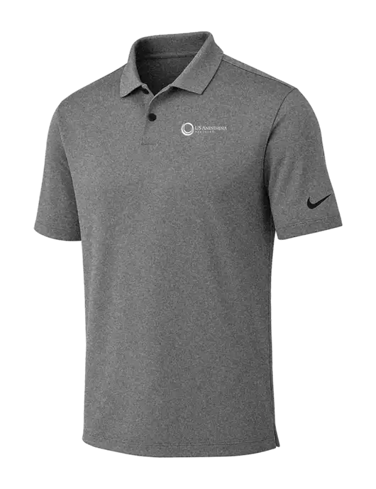Nike Dark Grey Heather Dri-FIT Vapor Polo w/US Anesthesia Partners Logo