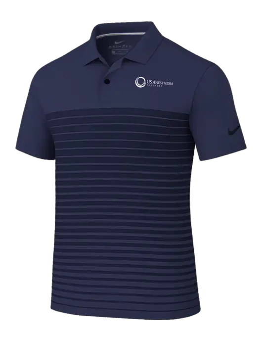 Nike Navy Dri-FIT Vapor Block Polo w/US Anesthesia Partners Logo