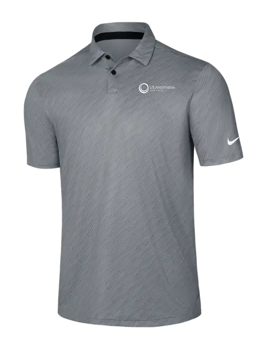 Nike Medium Grey Vapor Dash Polo w/US Anesthesia Partners Logo