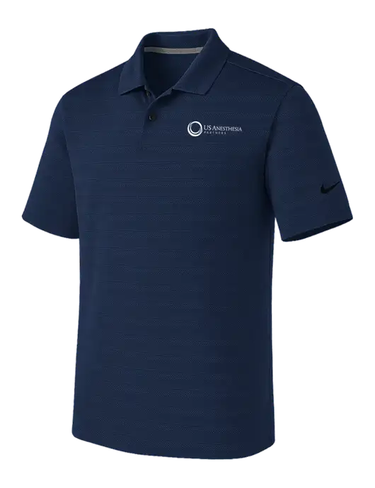 Nike Navy Dri-FIT Vapor Jacquard Polo w/US Anesthesia Partners Logo