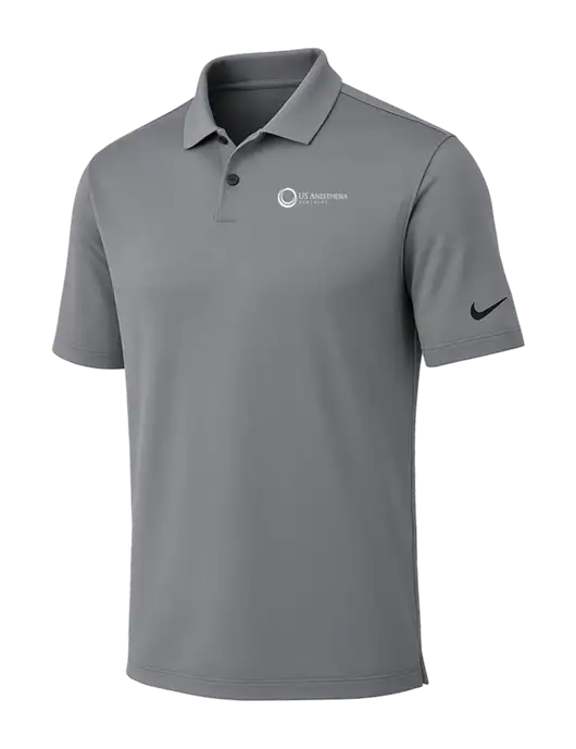 Nike Medium Grey Dri-FIT Vapor Polo w/US Anesthesia Partners Logo