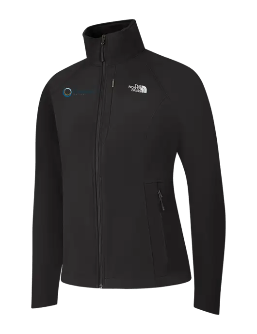 North Face Womens Black Apex Barrier Soft Shell Jacket  w/US Anesthesia Partners Logo