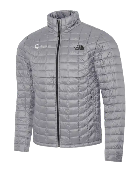 North Face Medium Grey ThermoBall Trekker Jacket w/US Anesthesia Partners Logo