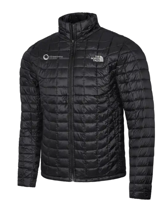 North Face Matte Black ThermoBall Trekker Jacket w/US Anesthesia Partners Logo
