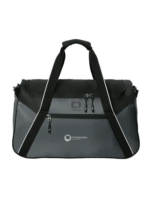 OGIO Dark Medium Grey/Black Inception Duffel w/US Anesthesia Partners Logo
