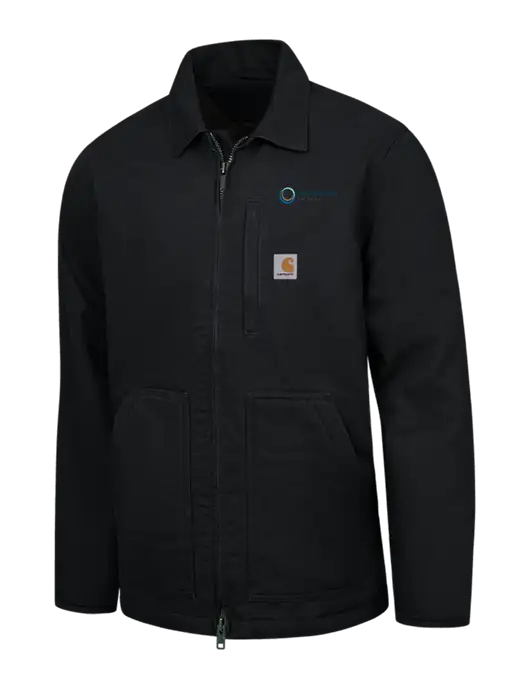 Carhartt Black Sherpa-Lined Coat w/US Anesthesia Partners Logo