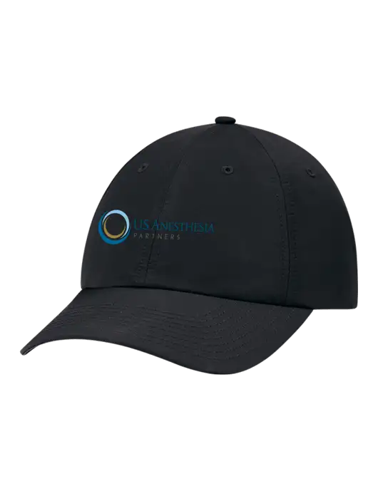 Richardson Relaxed Performance Lite Black Cap w/US Anesthesia Partners Logo