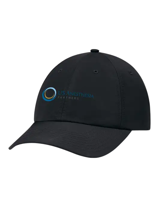 Richardson Relaxed Performance Lite Black Cap w/US Anesthesia Partners Logo