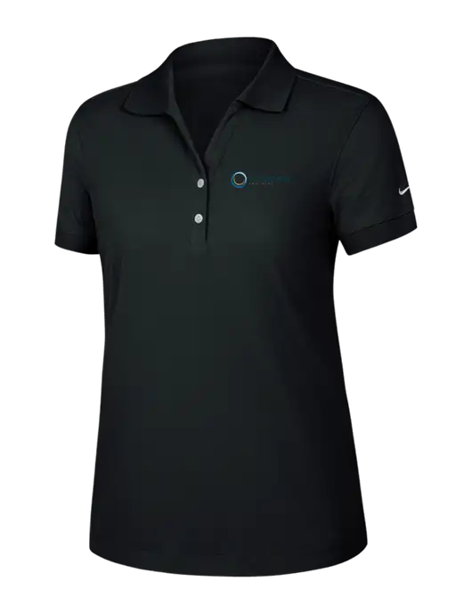 Nike Womens Dri-FIT Classic Black Polo w/US Anesthesia Partners Logo