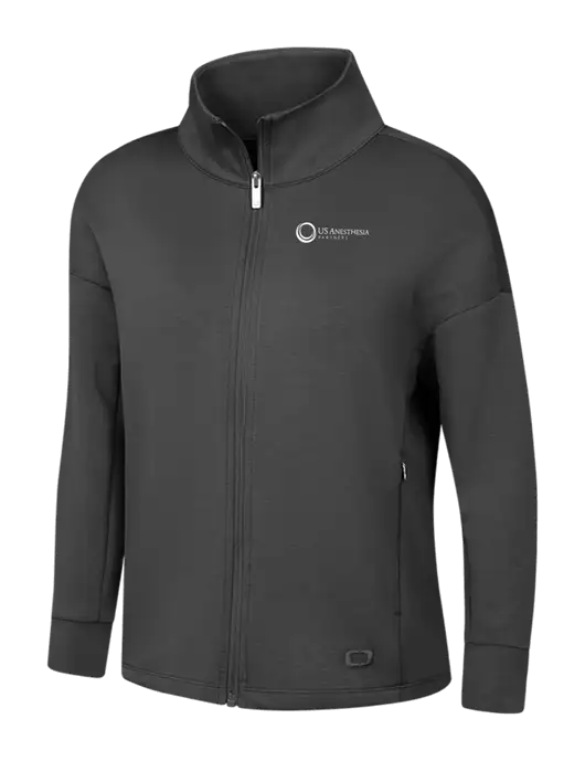 OGIO Womens Dark Grey Transcend Full-Zip w/US Anesthesia Partners Logo