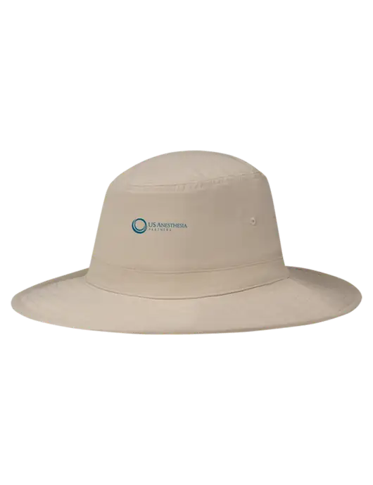 Tan Booney Sun Hat w/US Anesthesia Partners Logo