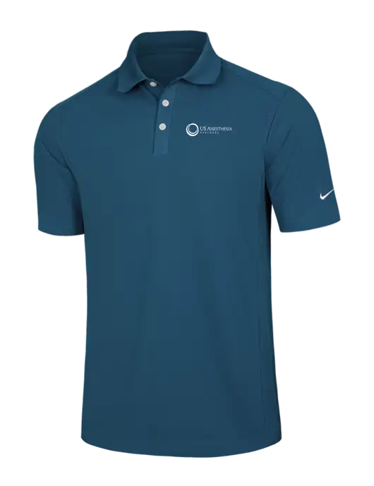 Nike Light Navy Dri-FIT Classic Polo w/US Anesthesia Partners Logo