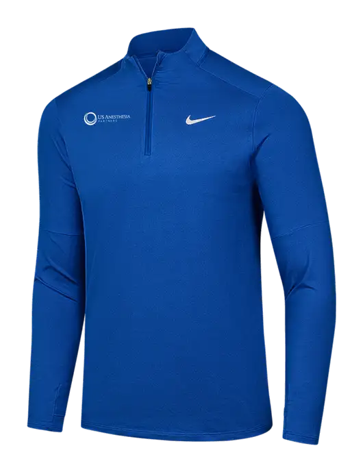 Nike Royal Dri-FIT Element 1/2-Zip Pullover w/US Anesthesia Partners Logo
