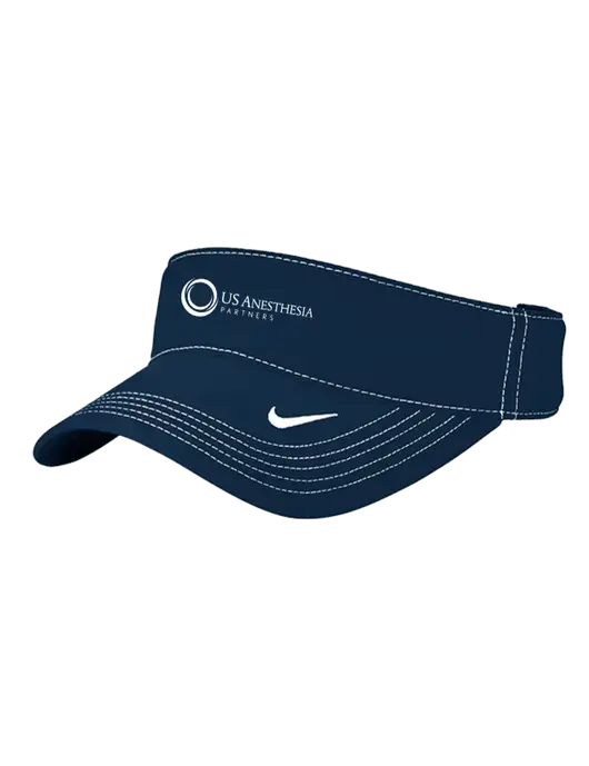 Nike Navy Dri-FIT Ace Visor w/US Anesthesia Partners Logo