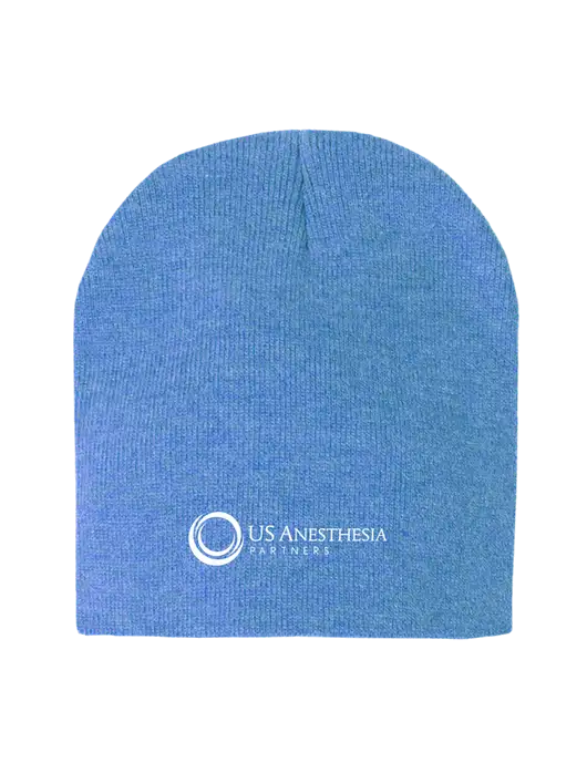 Royal Heather Element Knit Beanie w/US Anesthesia Partners Logo