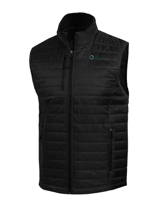 Packable Black Puffy Vest w/US Anesthesia Partners Logo