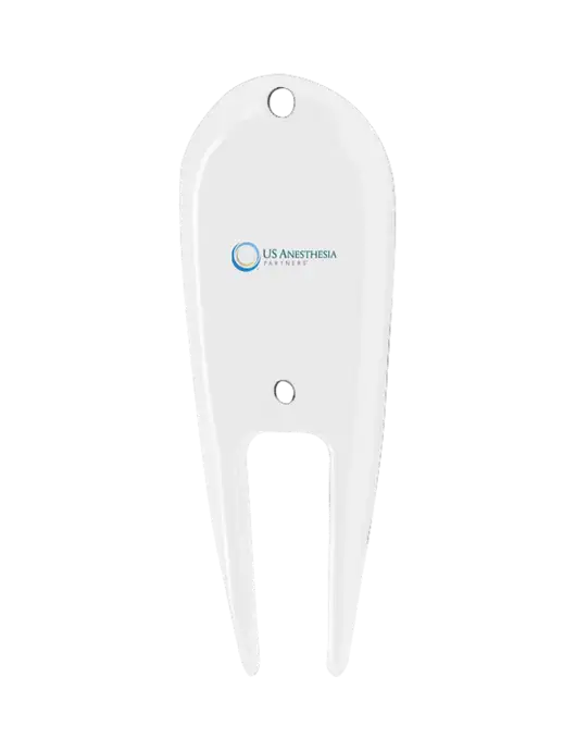 White Divot Tool w/US Anesthesia Partners Logo