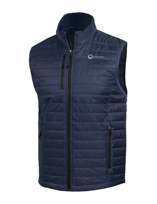 Packable Navy Puffy Vest w/US Anesthesia Partners Logo