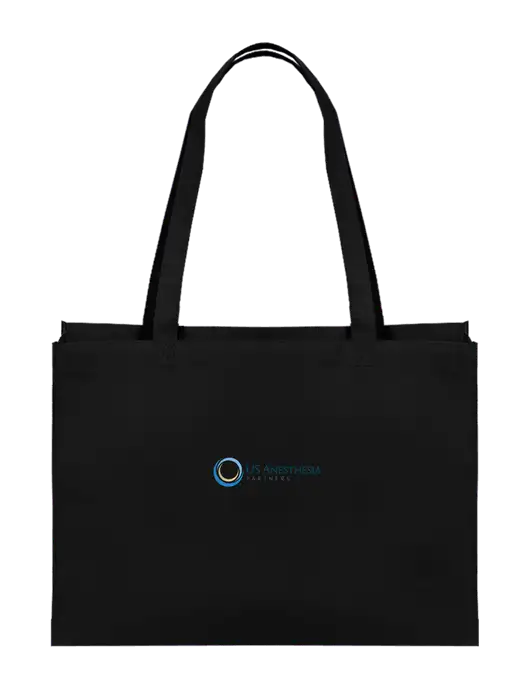Eco Reusable Black Tote w/US Anesthesia Partners Logo