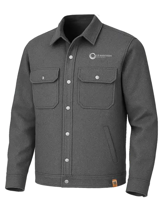 Russell Outdoors Dark Grey Heather Basin Jacket w/US Anesthesia Partners Logo