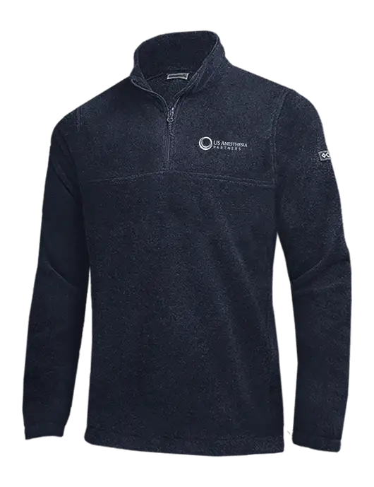 Columbia Navy Steens Mountain Fleece 1/2 Zip Pullover w/US Anesthesia Partners Logo
