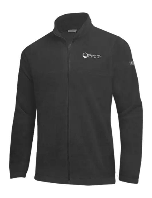Columbia Charcoal Heather Steens Mountain Fleece 2.0 Full-Zip Jacket w/US Anesthesia Partners Logo