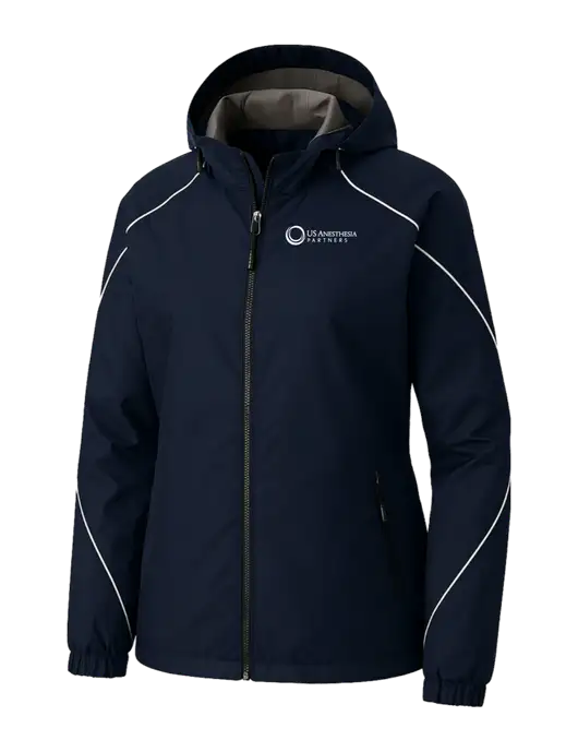 Womens Angle 3-in-1 Navy Jacket with Fleece Liner w/US Anesthesia Partners Logo, US Anesthesia Partners Logo